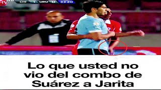 Gonzalo Jara es gay Luis Suarez Vs Jarita  Uruguay Vs Chile Clasificatoria Brasil 2014 [upl. by Notniw]