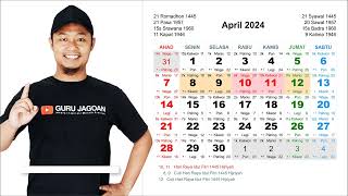 Kalender April 2024 [upl. by Miranda]