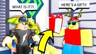 OWNER gave me a GIFT MURDER MYSTERY 2 Roblox [upl. by Almeda]