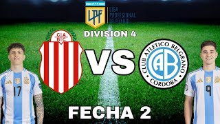 BARRACAS CENTRAL VS BELGRANO  FECHA 2  DIVISION 4 [upl. by Sible]