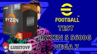 eFootball 2022  2GB VRAM  Ryzen 5 5600g  VEGA 7  TEST GAME [upl. by Edgar]