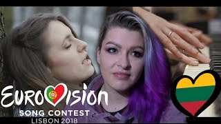 ЛИТВА РЕАКЦИЯ ЕВРОВИДЕНИЕ 2018  EUROVISION 2018 LITHUANIA REACTION [upl. by Mella]