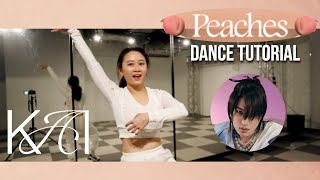 KAI 카이 Peaches Dance Tutorial  Chorus w Mirror Charissahoo [upl. by Publias684]