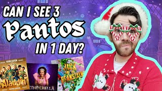 I tried to see 3 Pantomimes in 1 Day  my 2023 pantothon vlog [upl. by Alvy508]