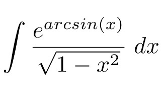 Integral of earcsinxsqrt1x2 substitution [upl. by Goerke666]