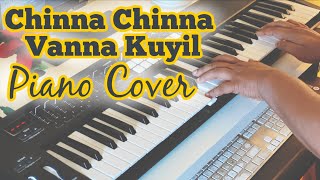 Chinna Chinna Vanna Kuyil Piano Cover  Mouna Ragam  Mohan Revathi  Maestro Ilayaraja  Adithyha [upl. by Naruq]