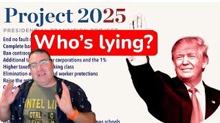 Lies about Project 2025 [upl. by Salta]