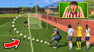 I Attempted the WEIRDEST Shots in FIFA 22 [upl. by Oderf]