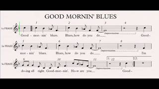 GOOD MORNING BLUES  struttura del blues [upl. by Rebmac]