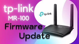 TP Link MR 100  TLMR 100 Firmware Upgrade Sinhala [upl. by Boorer811]