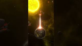 Planet Cracking Earth shorts stellaris stellarisgameplay gaming stellarisnemesis short earth [upl. by Noteloc]