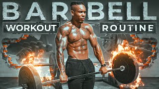 Get Fit Fast Full Body Barbell Workout in 10 Minutes No Repeats [upl. by Goodson502]