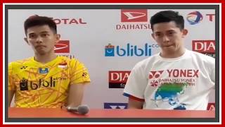 FAJAR  RIAN MENANGIS SAAT KALAH DARI MARCUS KEVIN  INDONESIA MASTERS 2019 [upl. by Blaine161]