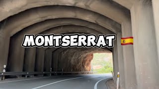 Montserrat Spain Driving Tour  Driving on winding road [upl. by Notslar644]