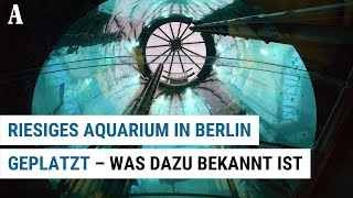 Riesiges Aquarium in Hotel in Berlin geplatzt – Bilder von vor Ort und FeuerwehrInterview [upl. by Attennod790]