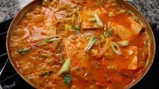 Cheonggukjangjjigae Extrastrong fermented soybean paste stew 청국장찌개 [upl. by Sihun]