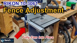 Rikon 103061 Fence Adjustment  Latest Model Fully Adjustable Fence  EP64 [upl. by Aletsirc]