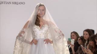 Christian Sirianos Spring 2017 Bridal Collection [upl. by Netsrijk]