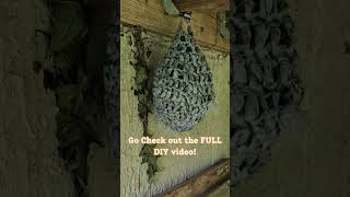 Crochet Fake Wasp Nest to Keep them from Nesting [upl. by Hobart406]