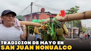 TRADICIÓN ÚNICA EN EL SALVADOR  LAS PALANCAS DE MAYO [upl. by Couq]