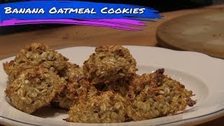 Protein Banana Oatmeal Cookies Recipe [upl. by Rowan]