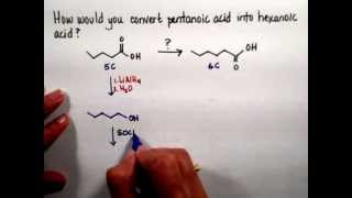 Pentanoic to Hexanoic Acid [upl. by Ladew]