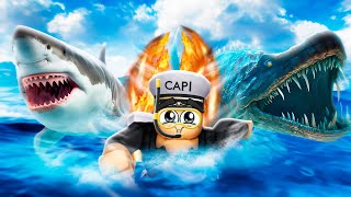 I am the FASTEST SWIMMER in the WORLD in ROBLOX [upl. by Naes]