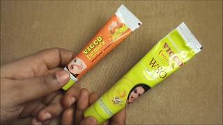 Vicco Turmeric Cream Vs Vicco Turmeric WSO Skin Cream [upl. by Ragde]