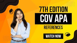 COV APA Referencing Complete Guide for Accurate Citations  COV Tutorial [upl. by Treblig953]