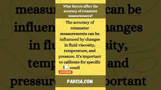 What factors affect the accuracy of Rota meters shorts pakcia [upl. by Nnylatsyrc]