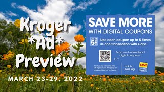 EARLY Kroger Ad Preview for 323329  5x Digital Coupons Weekly Digitals amp MORE [upl. by Ahsilla]