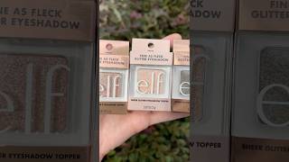 NEW Elf Fine as Fleck Glitter Eyeshadows newmakeup elfcosmetics fineasfleckglittereyeshadow [upl. by Solorac]