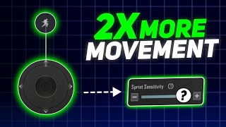 🔥 Best Joystick amp Sprint Sensitivity Settings For Fast Movement amp Jiggle  BGMI Tips [upl. by Aydiv]