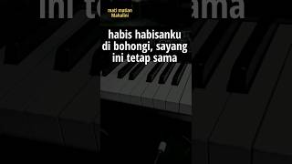 Mati matian  Mahalini piano karaoke karaokepiano matimatian mahalini karaokematimatian [upl. by Anayhd]