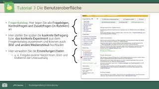 JPS Video Guide – Vorbereitung von Onlinestudien mit SoSciSurvey [upl. by Bullard]