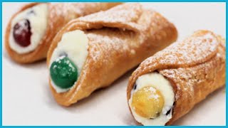 CANNOLI SICILIANI Dammi 3 Minuti e ti mostrerò una versione facilissima [upl. by Lehcnom]