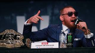 Conor McGregor MAD Press Conference After Being KNOCKED OUT By Floyd Mayweather In 10 Rounds VIDEO [upl. by Imorej]