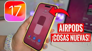 ¿Tienes AirPods 🎧 Conoce Todo Lo Nuevo con iOS 17 [upl. by Araihc]