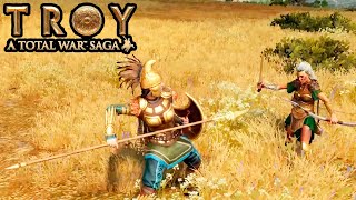 Total War Saga Troy DLC Amazons  Penthesilea vs Hippolyta  Duel  Battle [upl. by Lamphere]