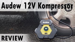 review AUDEW 12V luftkompressor Test unboxing und wir schauen mal rein [upl. by Eimme213]