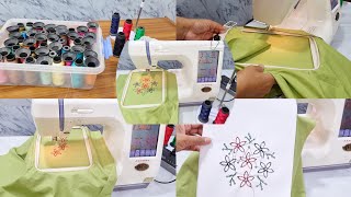 Janome Embroidery Hacks Fabric Thread Hooping amp Loop Solutions [upl. by Yawnoc]