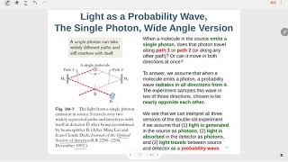 Physics II  Chap 38 Photons and Matter Waves  Part III  Fall 2020 [upl. by Itsa]