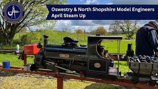 Oswestry amp North Shropshire Model Engineering Society  April Steam Up 2024 [upl. by Innig432]