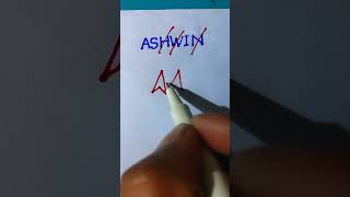 ASHWIN NEW BRAND LOGO 😱🙏logo logo drawing art artandcraft shorts short [upl. by Elleral226]