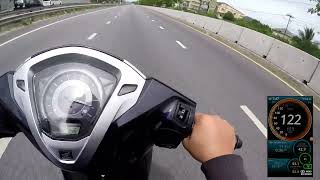 Honda Lead 125 นั้งขับวิ่ง 130 gopro lead125 honda [upl. by Nosnaj]