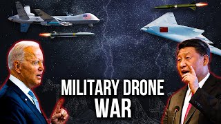 China vs US  Military Drones Technology Comparison [upl. by Atekal268]