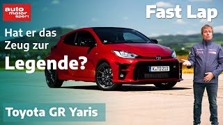 Toyota GR Yaris Kann die RallyeMaschine auch Rennstrecke  Fast Lap  auto motor und sport [upl. by Llertnod]