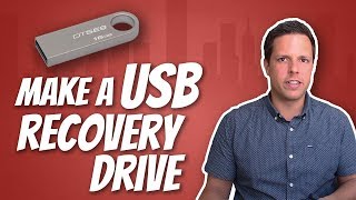 How to make a Windows 10 USB recovery drive [upl. by Bonnibelle441]