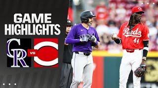 Rockies vs Reds Game Highlights 71024  MLB Highlights [upl. by Nochur]