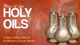 Archdiocese of Bombay  Mass of the Holy Oils Chrism Mass  March 21 2024 [upl. by Eikcim]